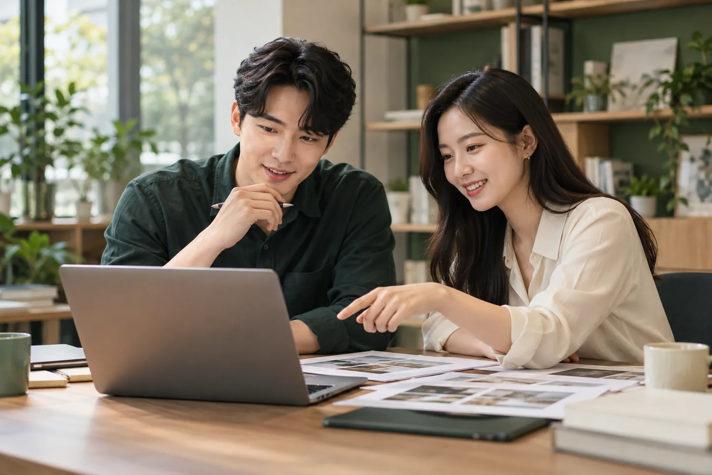 함께할 이유를 콘텐츠로 소개 · 활동의 이해를 돕는 AI 연출 이미지